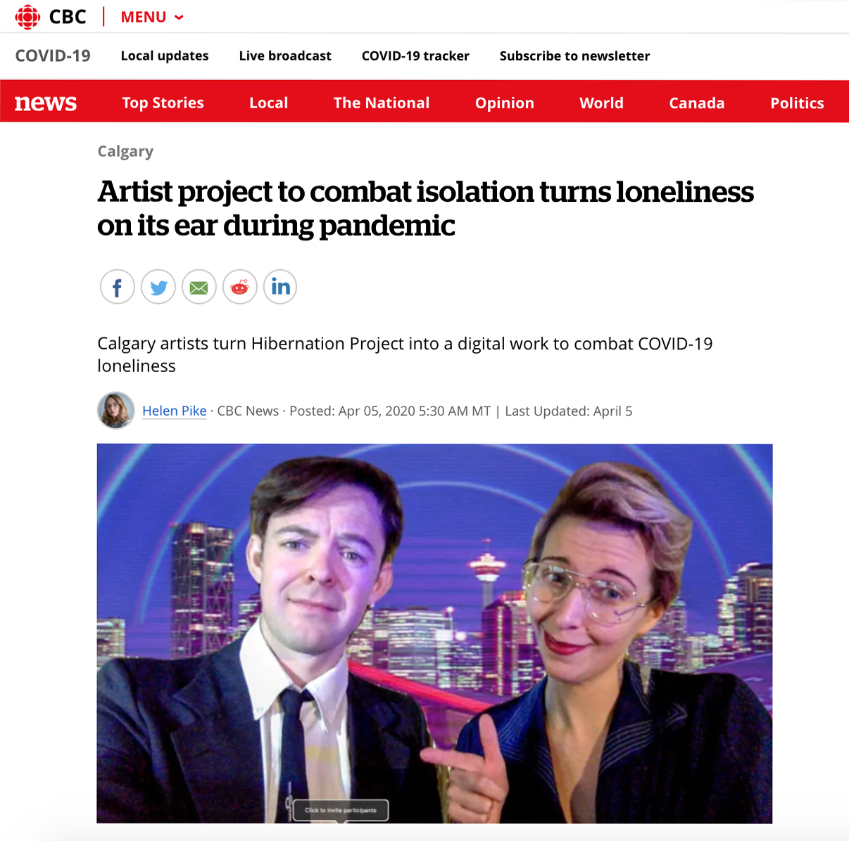 Screenshot - Hibernation Project Press - CBC